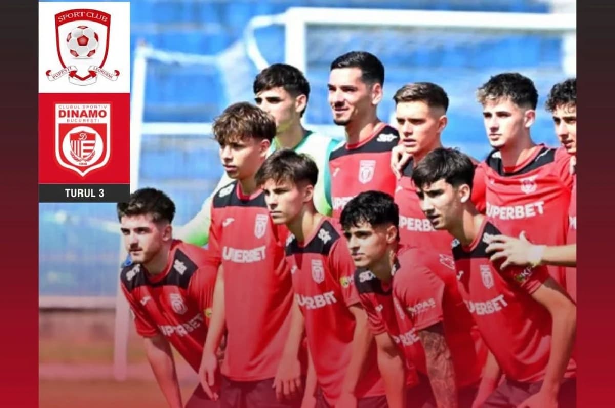 SC Popești Leordeni - CS Dinamo, HAT-TRICK ACUM în Cupă! Anghel de 15 ani și Anghel de 16 ani, titul