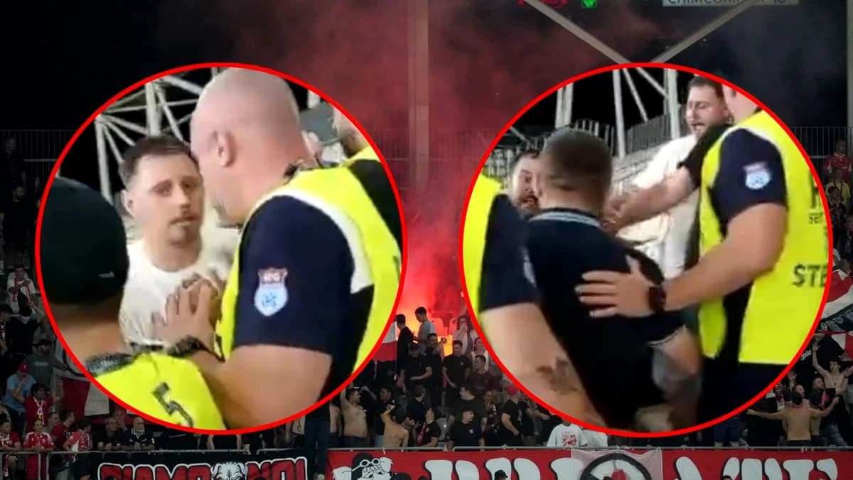 Scandal în tribune după Dinamo – Universitatea Craiova! Jandarmii și stewarzii au intervenit de urge