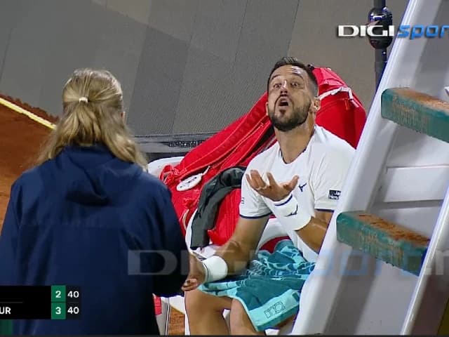 Scandal la ATP Iași! ”Vrei să-mi rup picioarele?” / ”Nu țipa la mine!”. Damir Dzumhur l-a făcut ”min