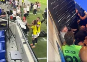 Scene scandaloase în Liga Campionilor » Guendouzi i-a provocat pe fani și a pornit o bătaie ca în fi