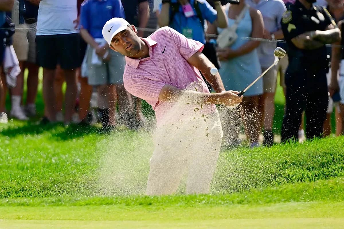 Scheffler forces Monday playoff with Hovland at Travelers. Ryu wins KPMG Women's PGA