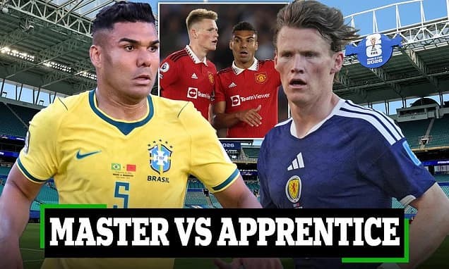 Scott McTominay vs Casemiro: Scotland talisman needs to show transformation from Man United cast-off