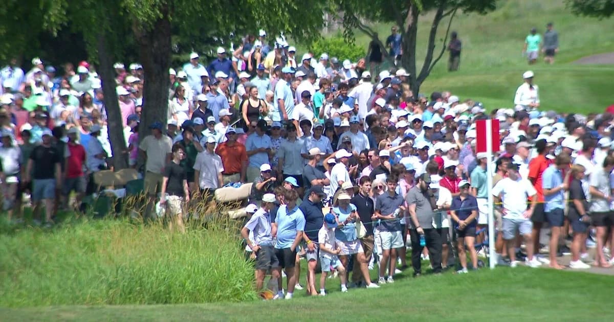 Scottie Scheffler fans in awe of world's top-ranked golfer at Minnesota's 3M Open