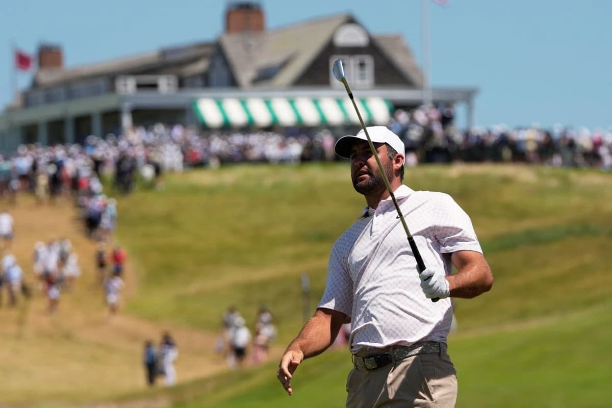 Scottie Scheffler grand slam hopes intact but Wyndham Clark dominates at US Open