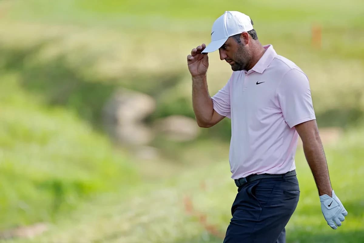 Scottie Scheffler has Memorial Tournament meltdown after ball winds up in water: 'I don't know what