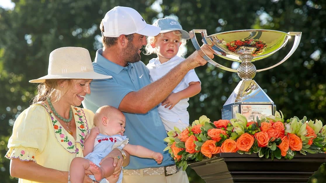 Scottie Scheffler mic’d up after winning TOUR Championship