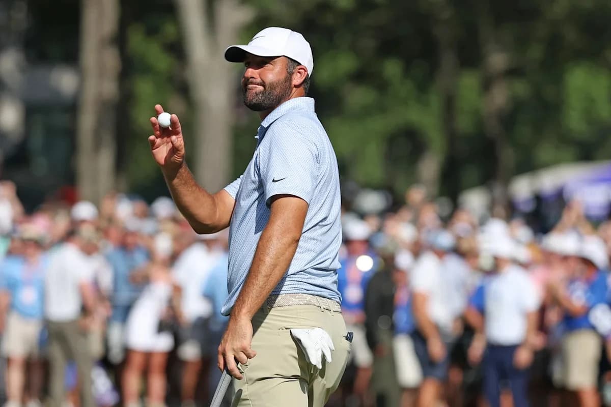 Scottie Scheffler passes Tiger Woods, becomes PGA Tour's all-time earnings leader after Tour Champio