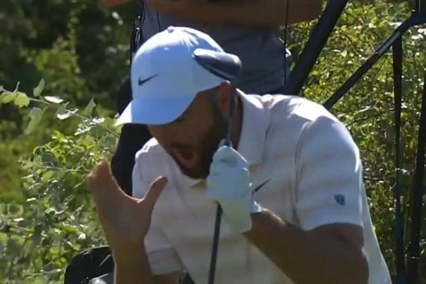 Scottie Scheffler rages at The Open as tempers flare in dramatic scenes