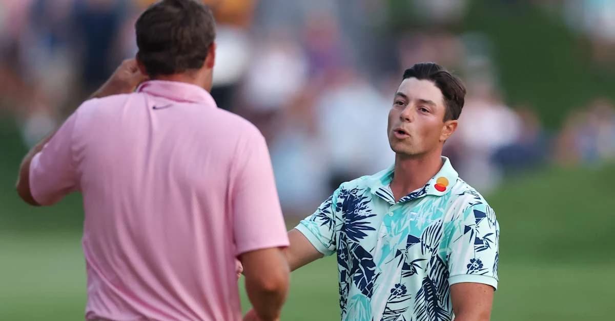 Scottie Scheffler, Viktor Hovland head to Monday playoff to decide Travelers Championship after weat