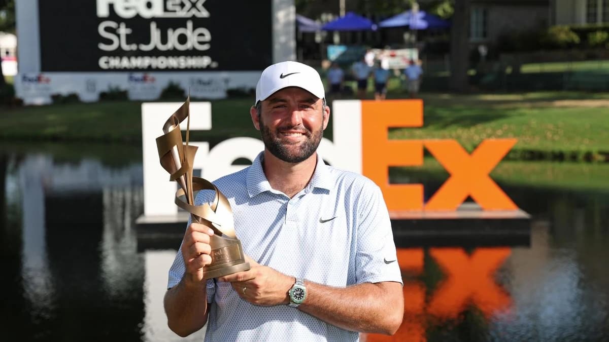 Scottie Scheffler wins FedEx St. Jude Championship - University of Texas Athletics