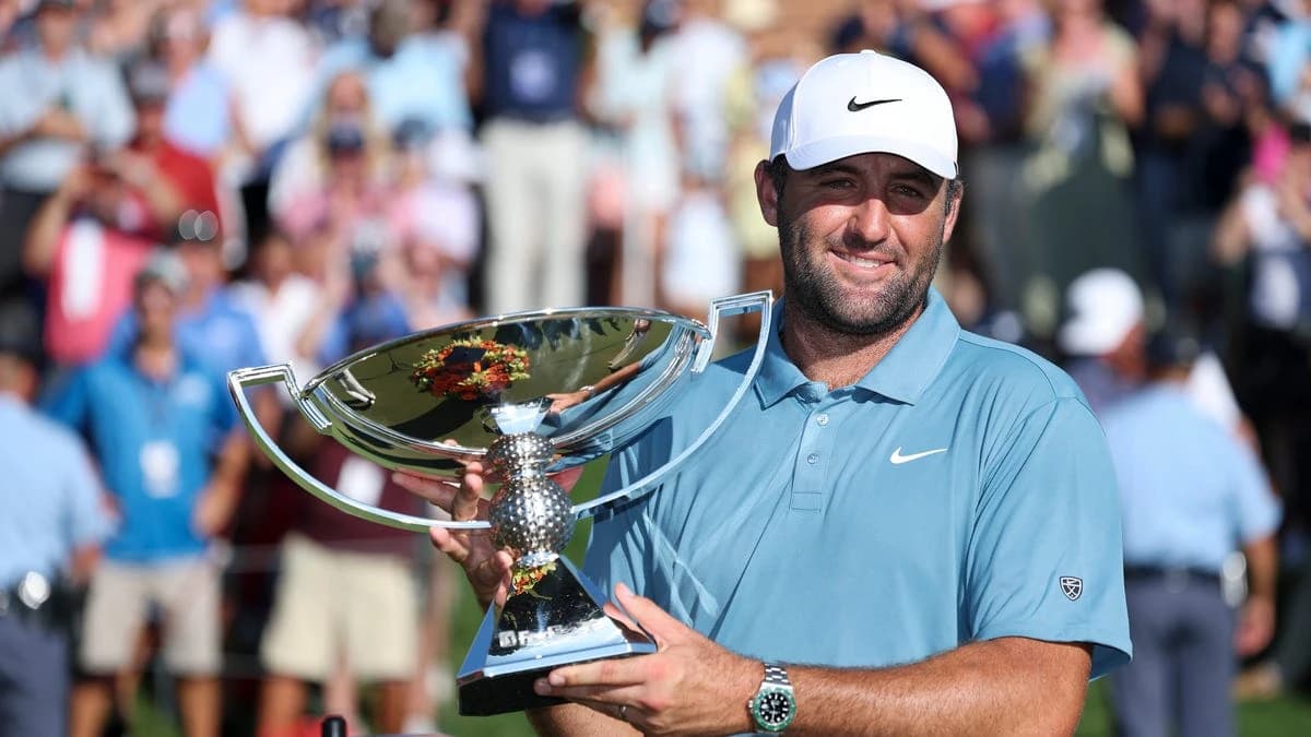 Scottie Scheffler wins Tour Championship, claims second FedEx Cup