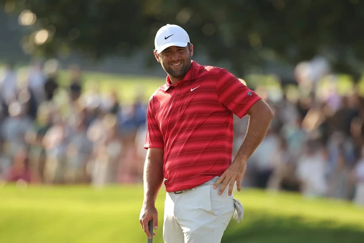 Scottie Scheffler’s three-word statement which was never aired just before his Tour Championship win