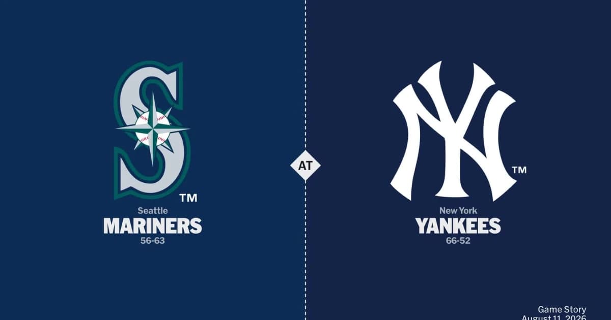 Seattle Mariners at New York Yankees Game Story, Scores/Highlights - 08/11/2026