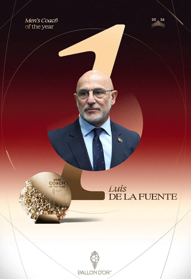 Selecţionerul Spaniei, Luis de la Fuente, desemnat cel mai bun antrenor al anului la gala Balonul de