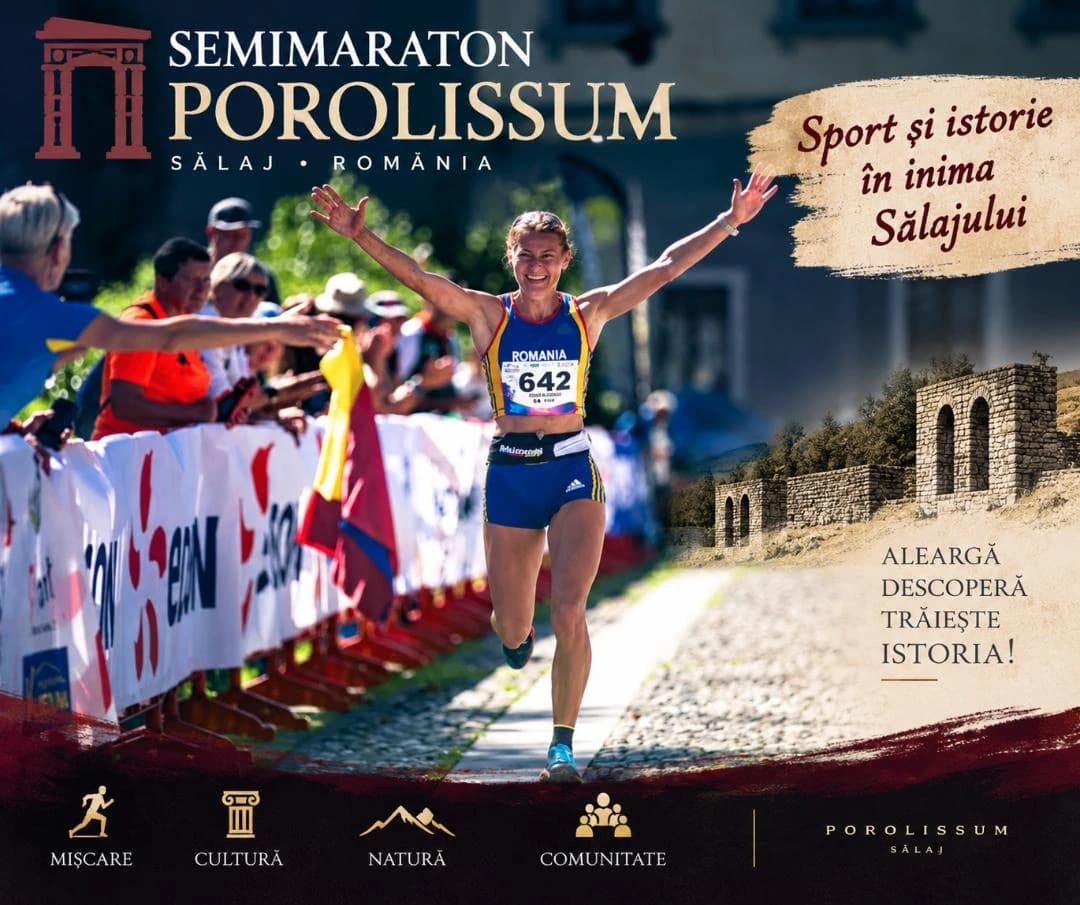 Semimaraton Porolissum, sport și istorie în inima Sălajului