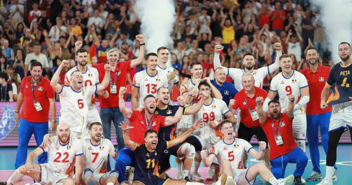 SENZAȚIONAL! România a învins Franța, campioană olimpică la volei în 2020 și 2024!