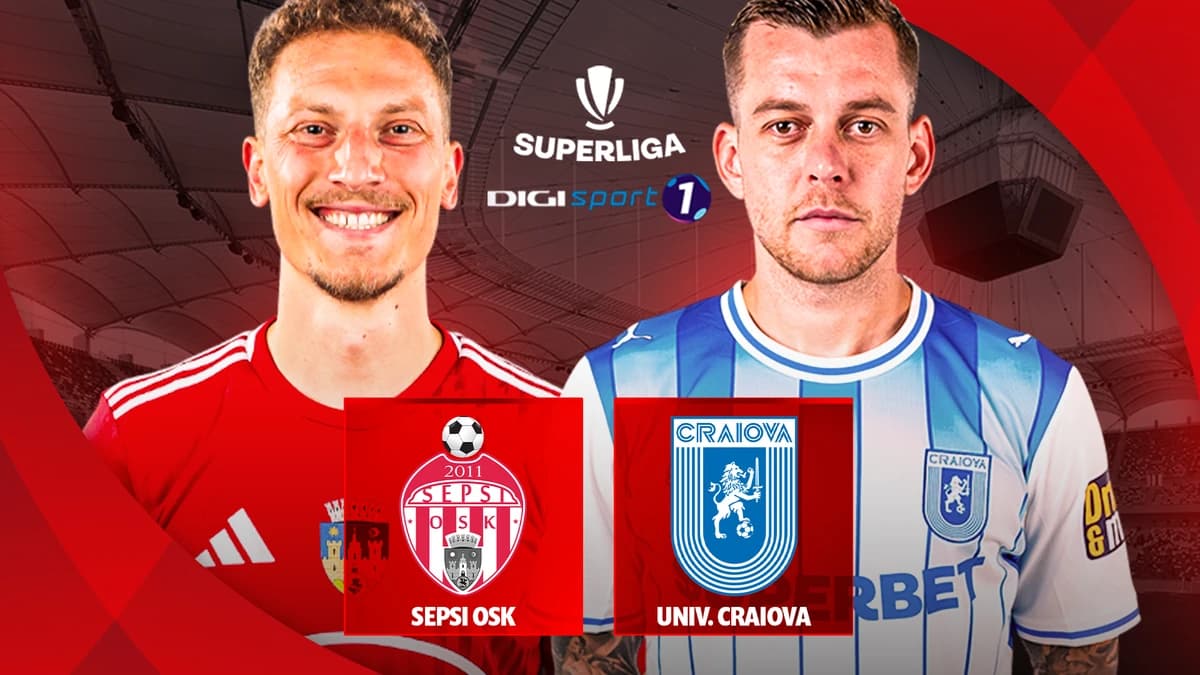 Sepsi - Universitatea Craiova 0-0, ACUM, DGS 1. Oltenii nu au mai pierdut din august în SuperLigă