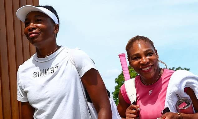 Serena Williams' Wimbledon doubles return with sister Venus is confirmed - but 44-year-old faces bat