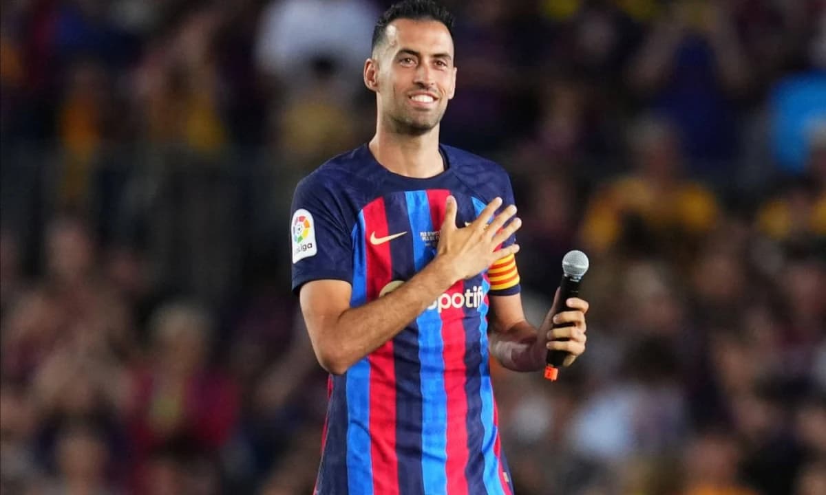 Sergio Busquets a revenit la Barcelona!