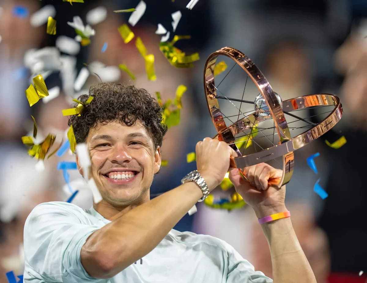 Shelton successfully defends National Bank Open title, beating Nakashima in an all-American final