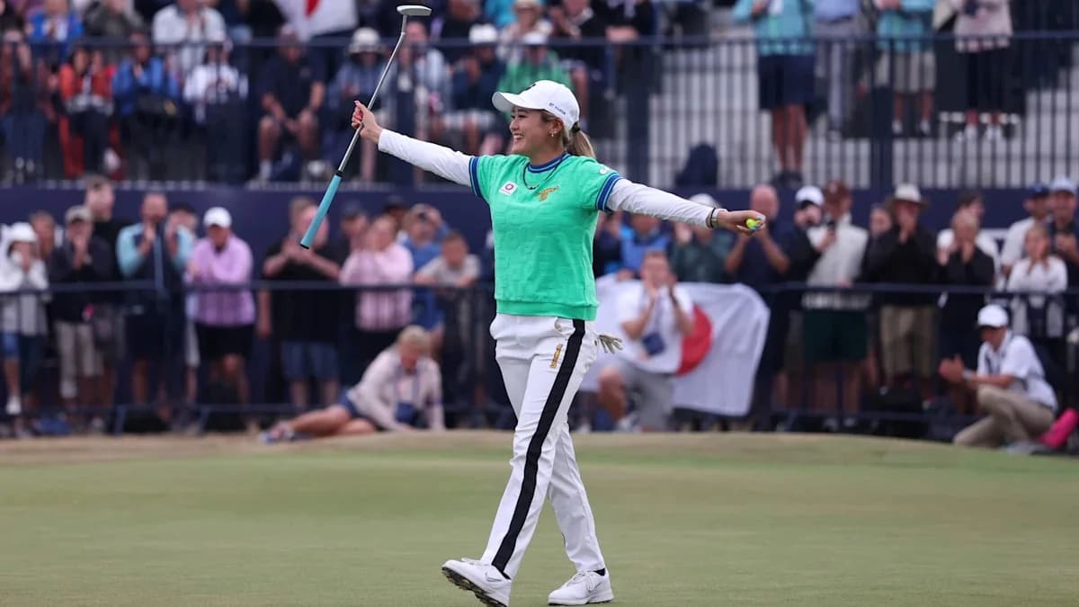 Shiho Kuwaki of Japan wins AIG Women’s Open on second playoff hole