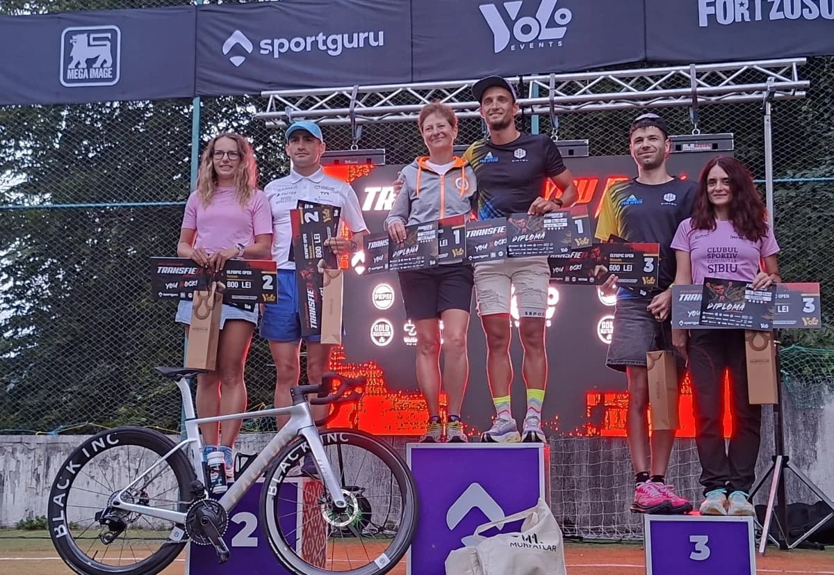 Sibianca Angela-Lăcrămioara „Kiki” Teodorescu, pe podium la Transfier 2026. Locul 3 la categoria 45-