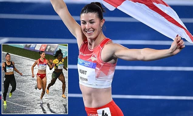 Silver lining for England's 'sexy and aggressive' track Goddess: Amy Hunt misses out on Commonwealth