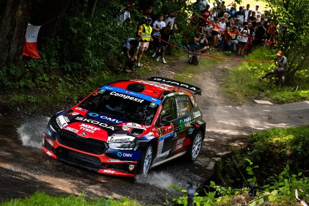 Simone Tempestini, cel mai rapid la calificările Barum Czech Rally, etapa a cincea a Campionatului E