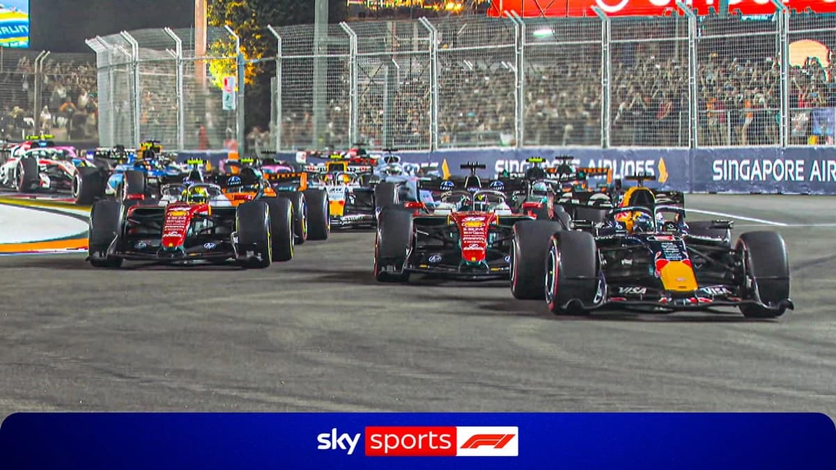 Singapore GP: Max Verstappen holds off Charles Leclerc as Lewis Hamilton sticks to P3!