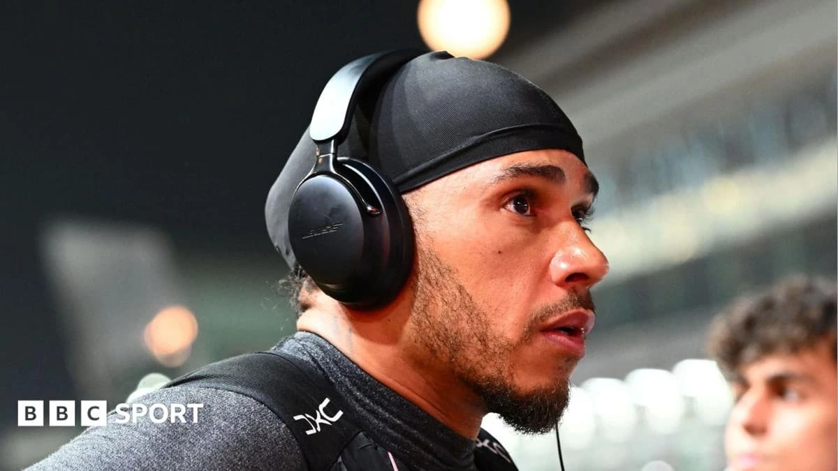 Singapore Grand Prix: Lewis Hamilton apologises to Ferrari as Kimi Antonelli moves to brink of title