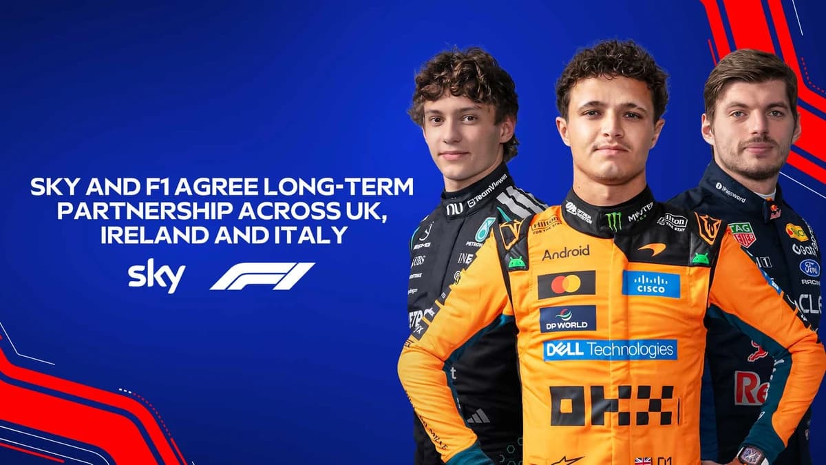 Sky and Formula 1 agree long-term partnership across UK, Ireland and Italy