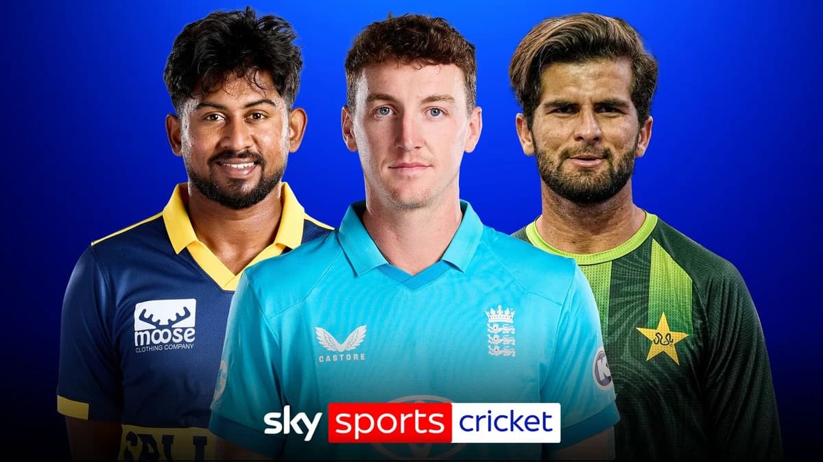 Sky Sports to show England's ODI tri-series against Pakistan and Sri Lanka live from October 18-31