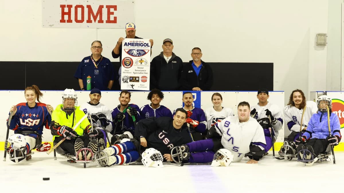 Sled hockey debuts at 2026 Amerigol LATAM Cup