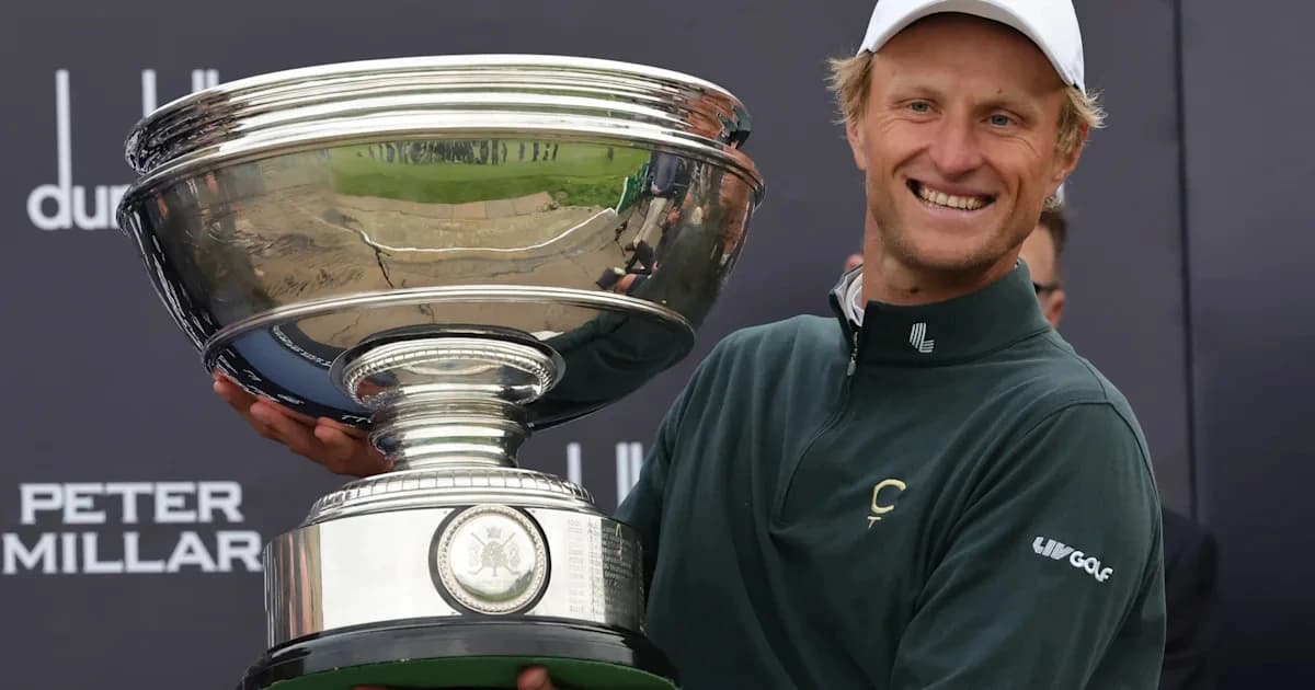 Smotherman wins in Utah for 1st PGA Tour title. Meronk takes Dunhill Links at St. Andrews