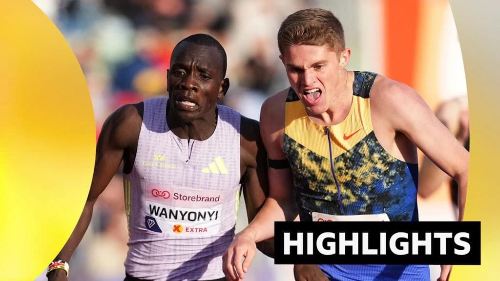'So close on the line!' - Teenager Lutkenhaus stuns Olympic champion in 800m