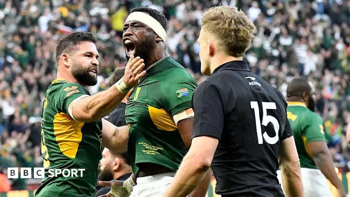 South Africa 33-26 New Zealand: Springboks level 'Rugby's Greatest Rivalry' series