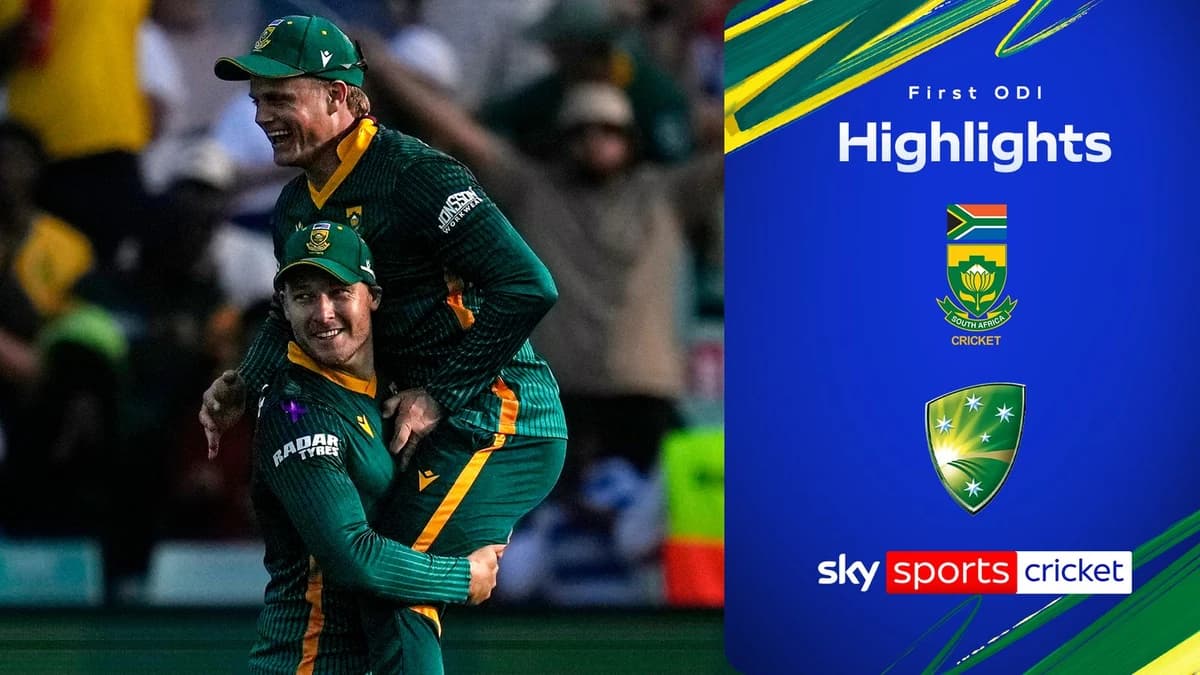 South Africa vs Australia | 1st ODI Highlights
