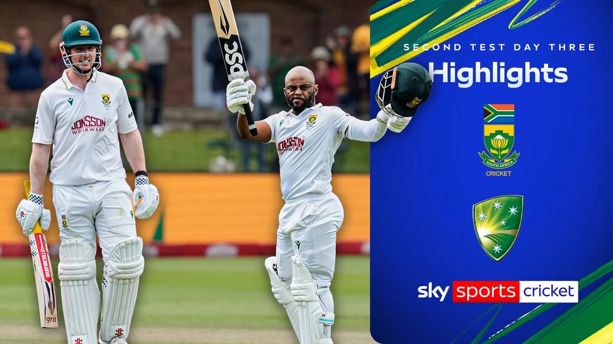 South Africa vs Australia - Second Test day three highlights