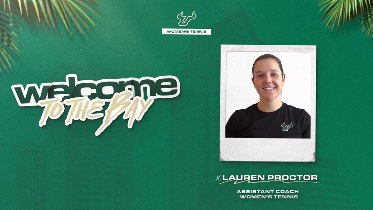 South Florida Women’s Tennis Adds Lauren Proctor to Coaching Staff