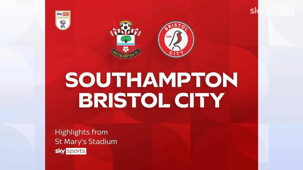 Southampton 2-2 Bristol City | Championship Highlights