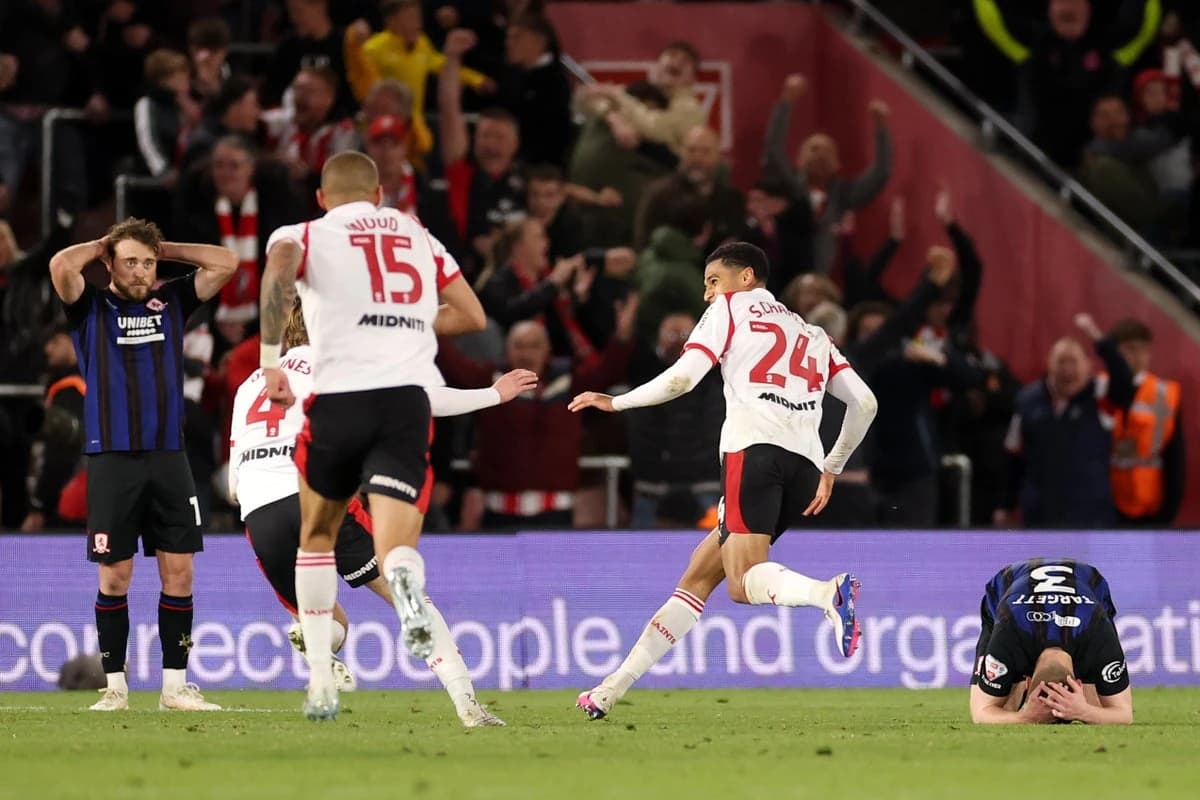 Southampton navigate tetchy Middlesbrough tie to reach Championship play-off final as ‘spygate’ saga