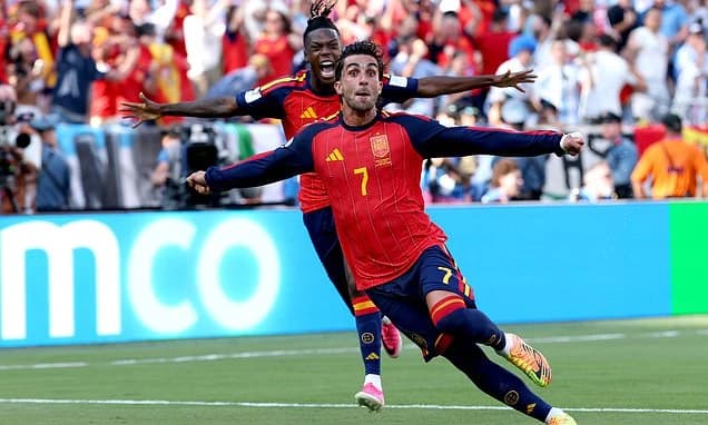 Spain 1-0 Argentina: Ferran Torres' extra time winner secures World Cup trophy for Luis de la Fuente