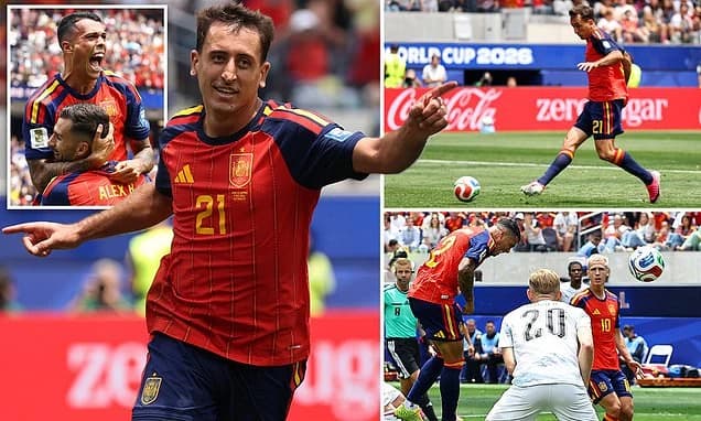 Spain finally clicking into gear at World Cup as Mikel Oyarzabal double and Pedro Porro header seal