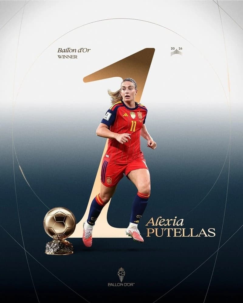 Spaniola Alexia Putellas a câştigat Balonul de Aur în fotbalul feminin pentru a treia oară
