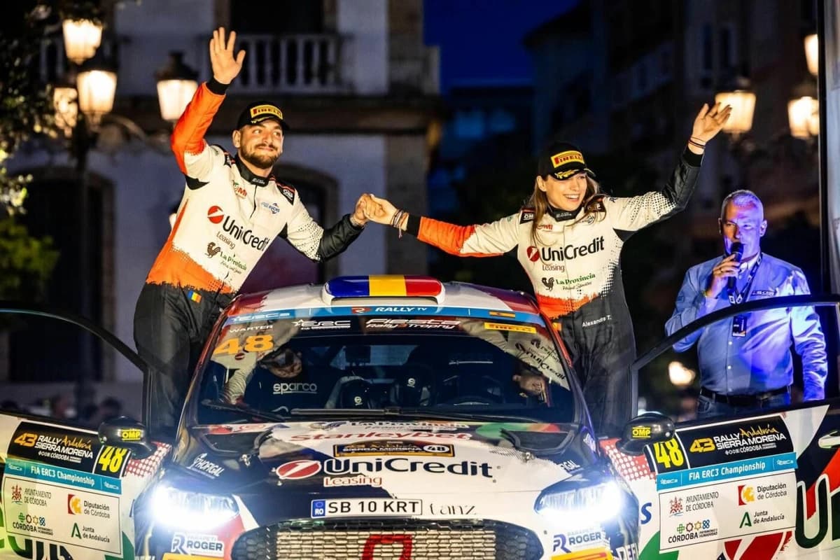 SPECIAL Tată și fiică, împreună în raliu! Adrian și Alexandra Teslovan au discuții despre motorsport