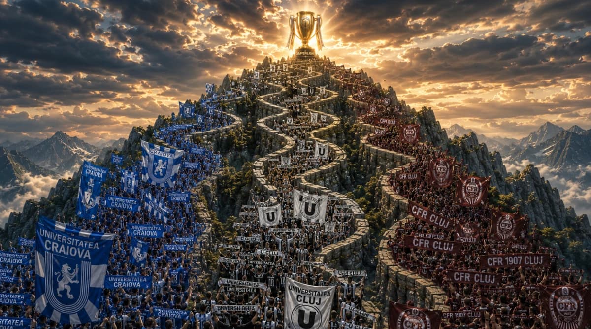 SPECIAL Toate calculele la titlu! Cum devine campioană Universitatea Craiova, U Cluj sau CFR Cluj du