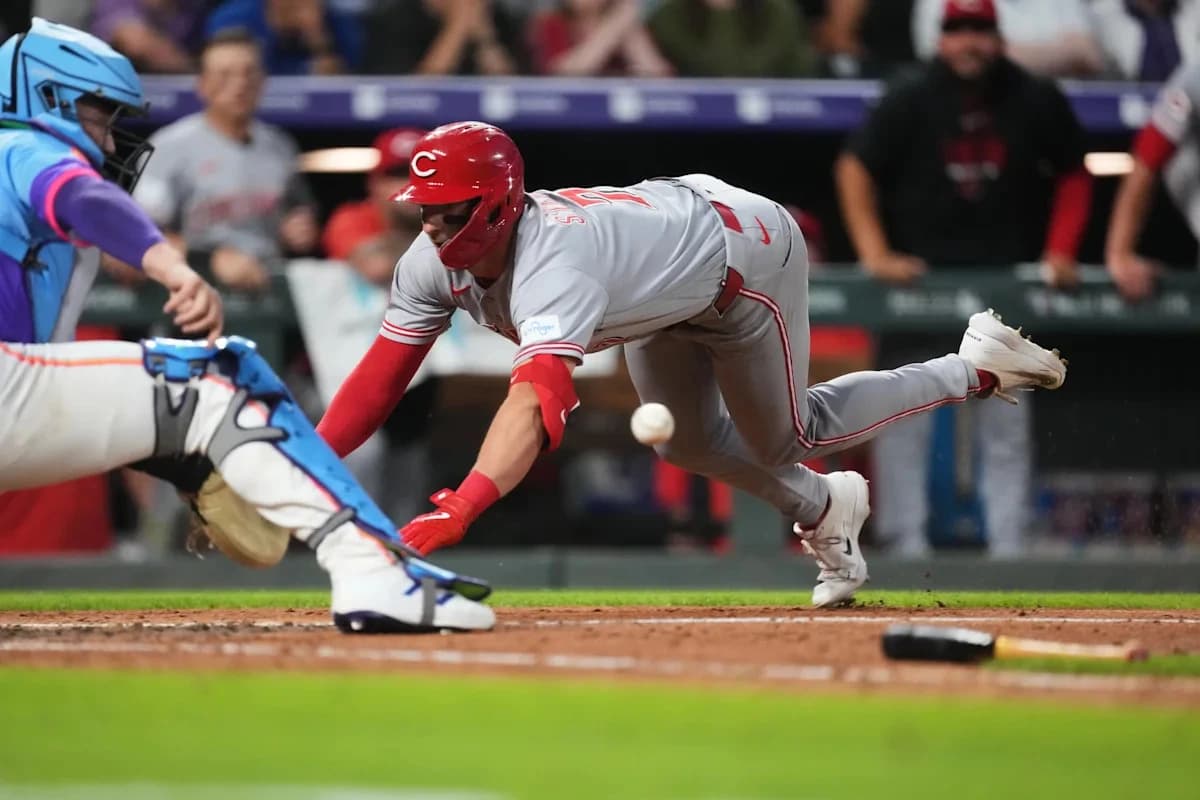 Spencer Steer’s inside-the-park homer sparks Reds’ 7-2 win over Rockies