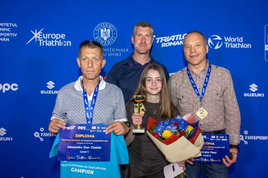 Sportivi de la Trident Triathlon Team Constanța, distincții la Gala Triatlon România. „Muncă, pasiun
