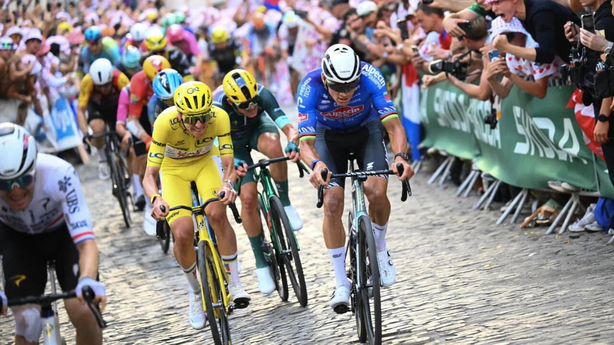 Sports - Tour de France: Mathieu van der Poel wins legendary final stage
