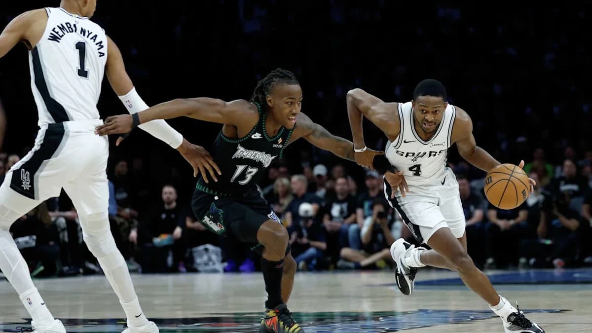 Spurs vs. Timberwolves: How to watch the game, who's starting, who's out